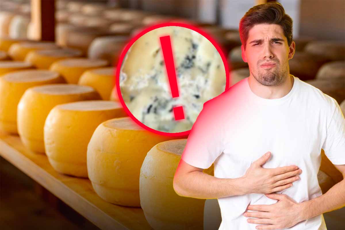 Formaggio contaminato che fa stare male