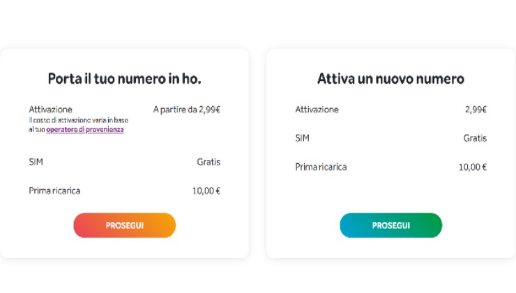 offerta ho mobile per nuovi clienti