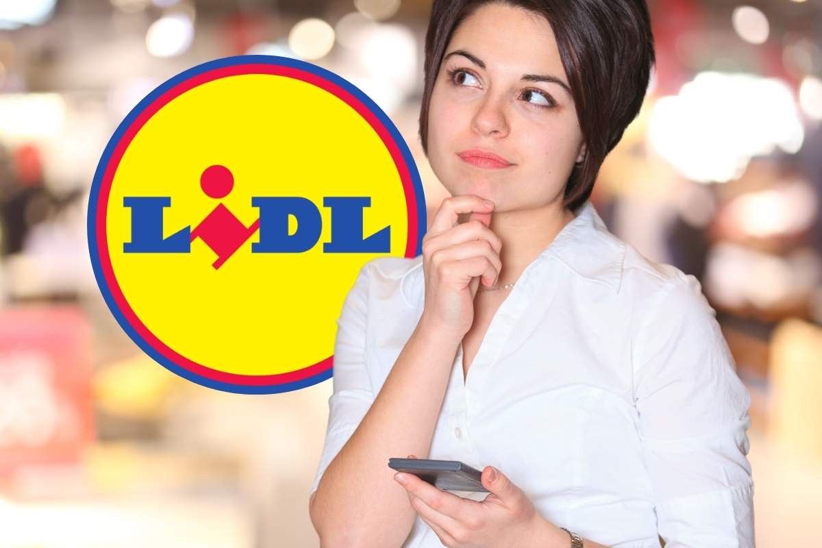 donna e logo lidl